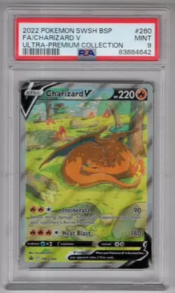 Pokemon Sword & Shield Ultra Premium Collection #260 Charizard PSA 9 - Image 1