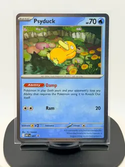 Pokemon TCG 007 Psyduck Mega Evolution Black Star Promo Holo MEP NM - Image 1