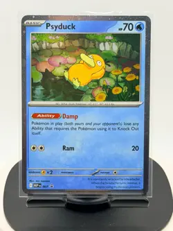 Pokemon TCG 007 Psyduck Mega Evolution Black Star Promo Holo MEP NM - Image 3