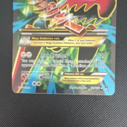 Pokemon M Scizor EX 120/122 Breakpoint Ultra Rare Full Art Holo Mega Card - Image 2