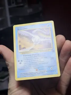 Articuno 22 Pokemon WOTC Black Star Promo Non Holo Damaged - Image 3