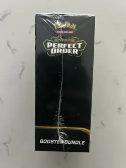 Pokemon Mega Evolution Perfect Order Booster Bundle Box Meowth Starmie - Image 2