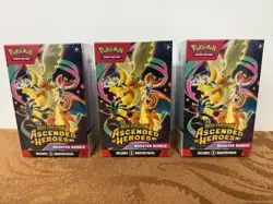 Ascended Heroes X3 Booster Bundle NEW FACTORY SEALED Pokemon Mega Dragonite - Image 1