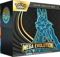 Pokemon TCG Mega Evolution Mega Lucario ETB Factory Sealed Box - Image 1