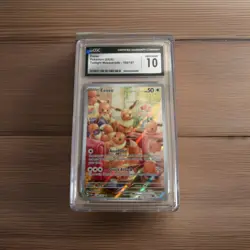 Eevee Twilight Masquerade IR CGC 10 Illustration Rare TWM 188/167 Pokemon TCG - Image 2