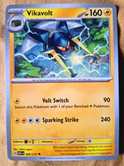 17p Auctions: Vikavolt 66/217 Uncommon Regular ME: Ascended Heroes - Pokemon TCG - Image 1