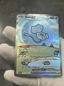 Pokemon Mew ex 232/091 Paldean Fates Special Illustration Rare Bubble Mew NM- - Image 5