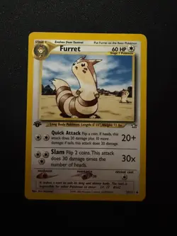 Furret 35/111 1st Edition Neo Genesis Pokemon TCG - Image 1