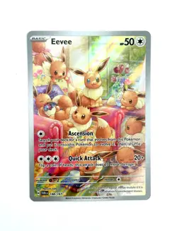 Eevee 188/167 Twilight Masquerade Illustration Rare Holo Pokemon Mint Ungraded - Image 1