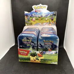 10x Pokemon TCG Ascended Heroes Mini Tins Sealed - With Display Case - Image 1