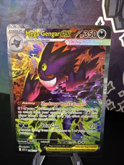 2026 Pokemon Ascended Heroes Mega Gengar EX 284/217 Special Illustration Rare - Image 1