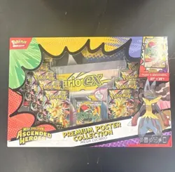 Pokemon TCG Mega Lucario ex Premium Poster Collection Box – Sealed – New - Image 1