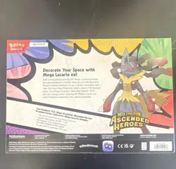 Pokemon TCG Mega Lucario ex Premium Poster Collection Box – Sealed – New - Image 2
