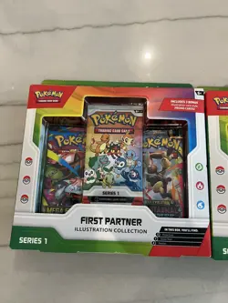 Pokemon TCG 2x First Partner Illustration Collection Box 📦 | Brand New Sealed - Image 3