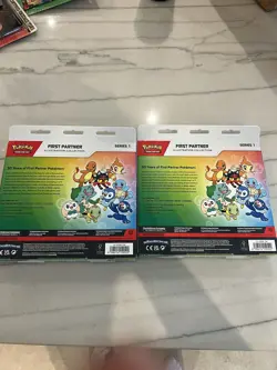 Pokemon TCG 2x First Partner Illustration Collection Box 📦 | Brand New Sealed - Image 4