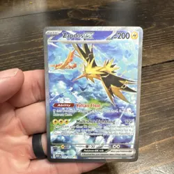 The Pokemon Company Zapdos ex 202/165 Sv: Scarlet & Violet 151 Special Illustra… - Image 1