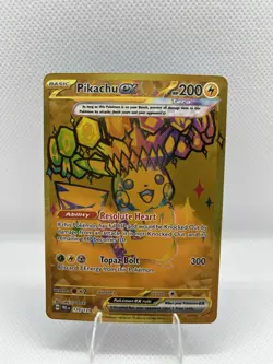 Pokemon Pikachu ex 179/131 Prismatic Evolutions Hyper Rare Full Art Holo ENG - Image 1