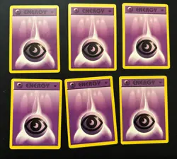 1x LP Psychic Energy 1st Edition Base Set Shadowless English Pokemon 101/102 - Image 2
