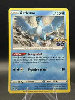 Articuno 024/078 Pokemon GO Holo - Image 1