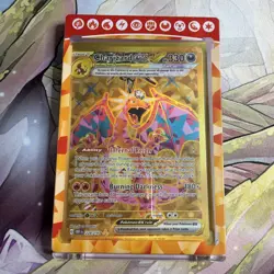 Charizard ex - 228/197 Obsidian Flames Gold Pokemon - NM - Image 1