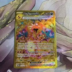 Charizard ex - 228/197 Obsidian Flames Gold Pokemon - NM - Image 3