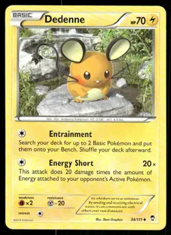 Pokemon TCG Pokemon Dedenne Dedenne Uncommon Regular - Image 1