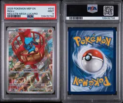 Pokemon TCG Riolu ETB Promo & Mega Lucario EX PSA 9 Bundle 🔥✨ - Image 4