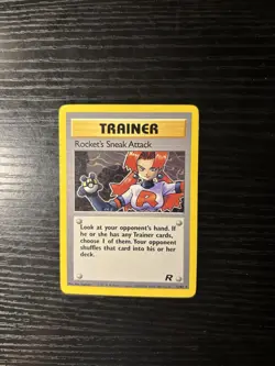 Pokemon TCG Rocket's Sneak Attack 72/82 Team Rocket Non Holo Rare (English) - MP - Image 1