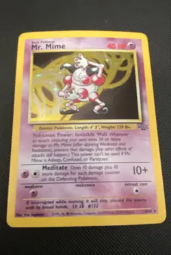 Mr. Mime 06/64 Jungle Holo Pokemon - Image 1