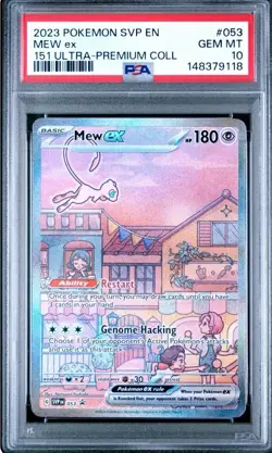 [ENGLISH] PSA 10 Pokemon 151 Black Star Promo Mew EX SVP EN #053 GEM MINT - Image 1