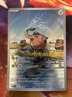 Pokemon TCG Cufant Holo Illustration Rare Full Art Shrouded Fable 076/064 - Image 1