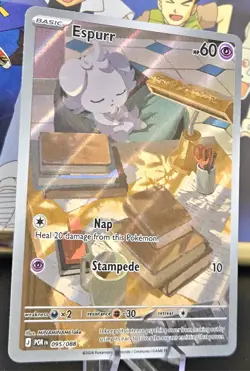 🔥 Pokemon TCG 🌟 Espurr 095/088 Illustration Rare Holo Me03: Perfect Order NM - Image 2