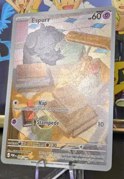 🔥 Pokemon TCG 🌟 Espurr 095/088 Illustration Rare Holo Me03: Perfect Order NM - Image 3