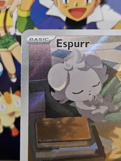 🔥 Pokemon TCG 🌟 Espurr 095/088 Illustration Rare Holo Me03: Perfect Order NM - Image 5