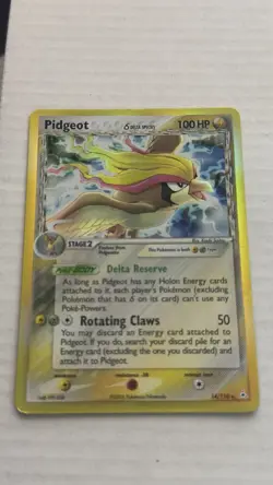 Pokemon Pidgeot Delta Species Holon Phantoms Holo Rare 14/110 2006 - Image 1