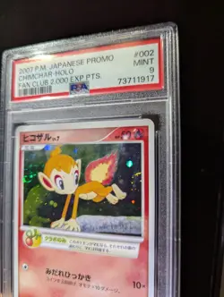 2007 Pokemon Promo Holo Fan Club 2000 EXP. PSA 9 Turtwig🌀 - Chimchar🌀 - Piplup - Image 3