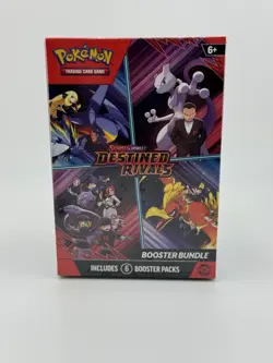 Pokemon Scarlet & Violet Destined Rivals Booster Bundle (6 Packs) Sealed In Hand - Image 1