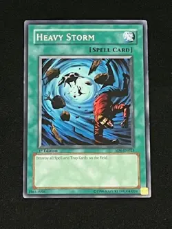 Heavy Storm 1st Edition SD6-EN023 YuGiOh Structure Deck: Spellcaster's Judgment - Image 1