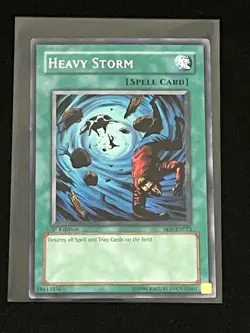 Heavy Storm 1st Edition SD6-EN023 YuGiOh Structure Deck: Spellcaster's Judgment - Image 2