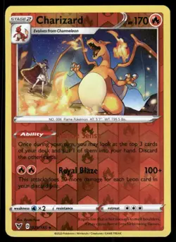 Pokemon Tcg Charizard [Reverse Holo] #25 Pokemon Vivid Voltage NM - Image 1