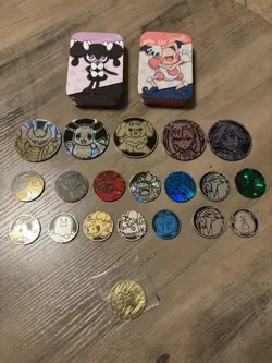Pokemon TCG Official Coin Variety Lot Of 20 With Two Cases Excellent Condition - Image 1