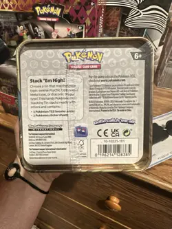 2 Pokemon TCG: 2024 Stacking Tin Dragon - 3 Packs, 2 Stickers! Factory Sealed!!! - Image 2