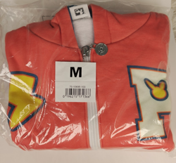 Pokemon Worlds 2025 Anaheim Zip Hooded Letterman Varsity Sweatshirt Youth M - Image 1