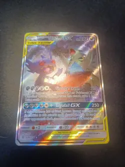 Pokemon Mega Sableye & Tyranitar GX TAG TEAM Ultra Rare Full Art Holo 226/236 NM - Image 1
