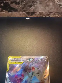 Pokemon Mega Sableye & Tyranitar GX TAG TEAM Ultra Rare Full Art Holo 226/236 NM - Image 3