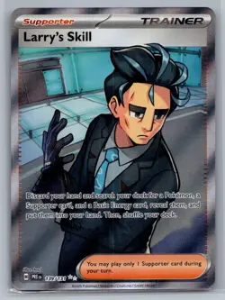 Larry's Skill - 139/131 139/131 Ultra Rare SV: Prismatic Evolutions Pokemon NM - Image 1