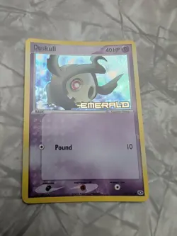 Pokemon Card - Duskull Emerald 46/106 Common Reverse Holo Stamped - Image 2