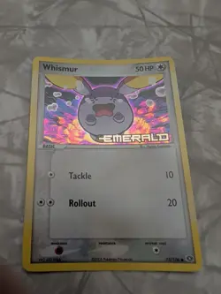 Whismur 73/106 Emerald stampedHolo Pokemon - Image 1