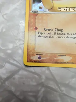 Pokemon Makuhita Emerald Reverse Holo Card 54/106 Stamped - Image 4