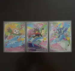 Pokemon First Partner Illustration Collection Gen 7 Full Set Alola Sku003 - Image 1